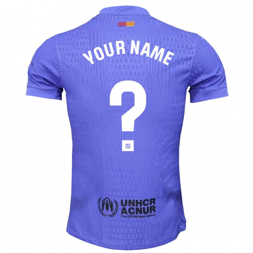 Danxen Kvinnor Barcelona Blå Svart Målvaktströja 2025/26 T-tröja