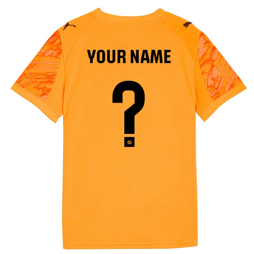 Danxen Kvinnor Girona Orange Svart Målvaktströja 2025/26 T-tröja