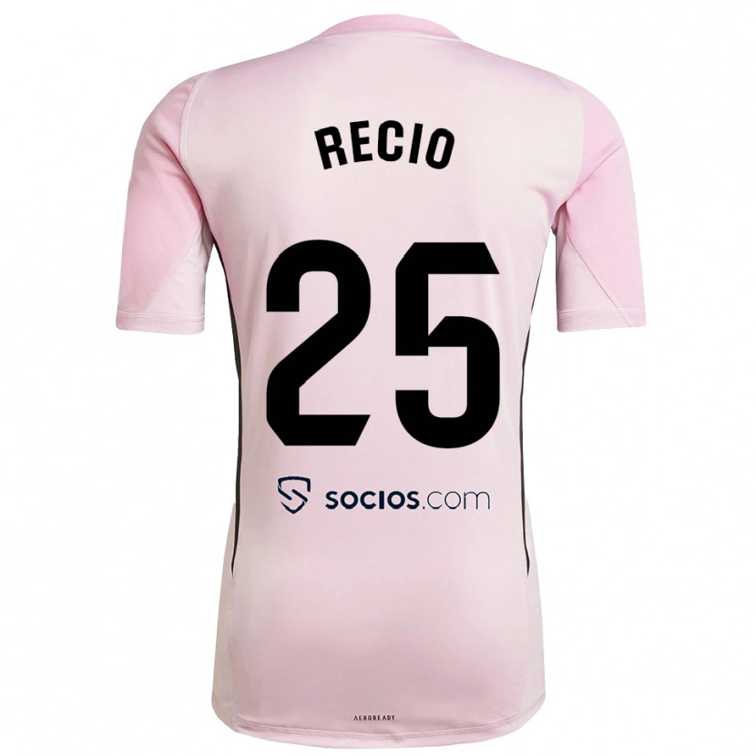 Danxen Kvinnor Sergio Recio #25 Rosa Svart Målvaktströja 2025/26 T-tröja
