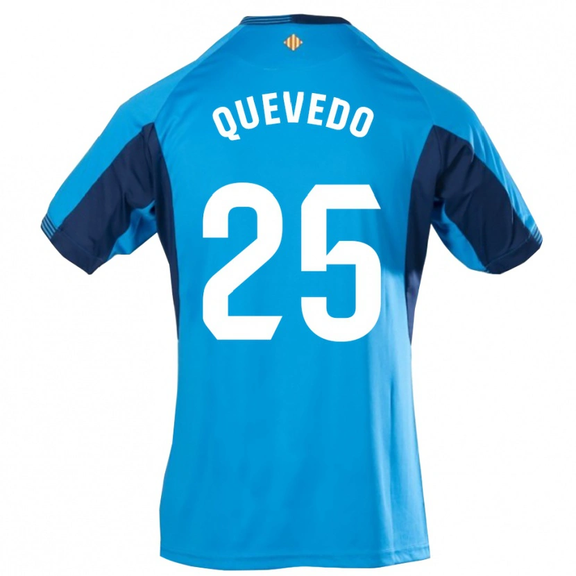 Danxen Kvinnor Alex Quevedo #25 Blå Vit Målvaktströja 2025/26 T-tröja