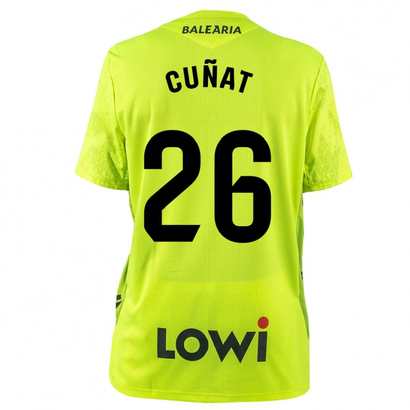 Danxen Kvinnor Pablo Campos #26 Fluorescerande Grön Svart Målvaktströja 2025/26 T-tröja