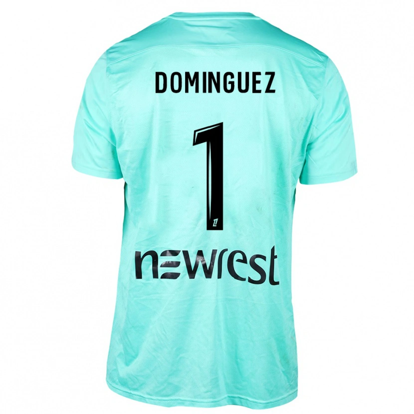 Danxen Kvinnor Álex Domínguez #1 Aqua Svart Målvaktströja 2025/26 T-tröja