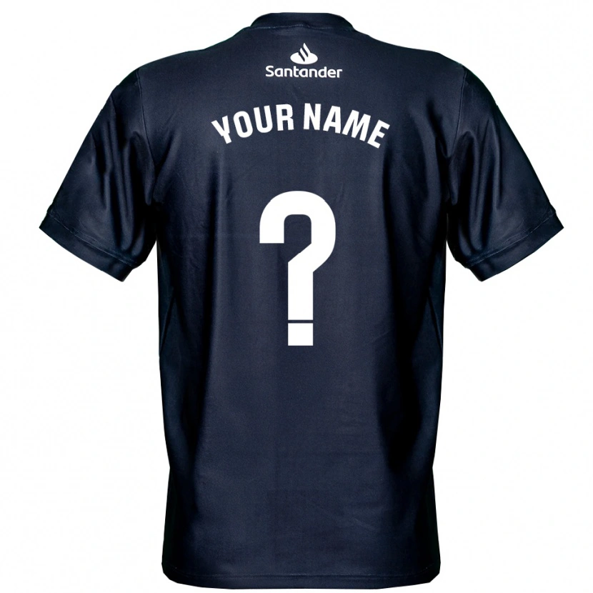 Danxen Kvinnor Racing de Santander Midnattsblå Vit Målvaktströja 2025/26 T-tröja