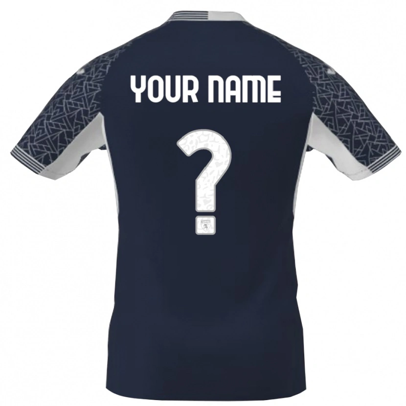 Danxen Kvinnor Torino FC Blå Svart Vit Målvaktströja 2025/26 T-tröja