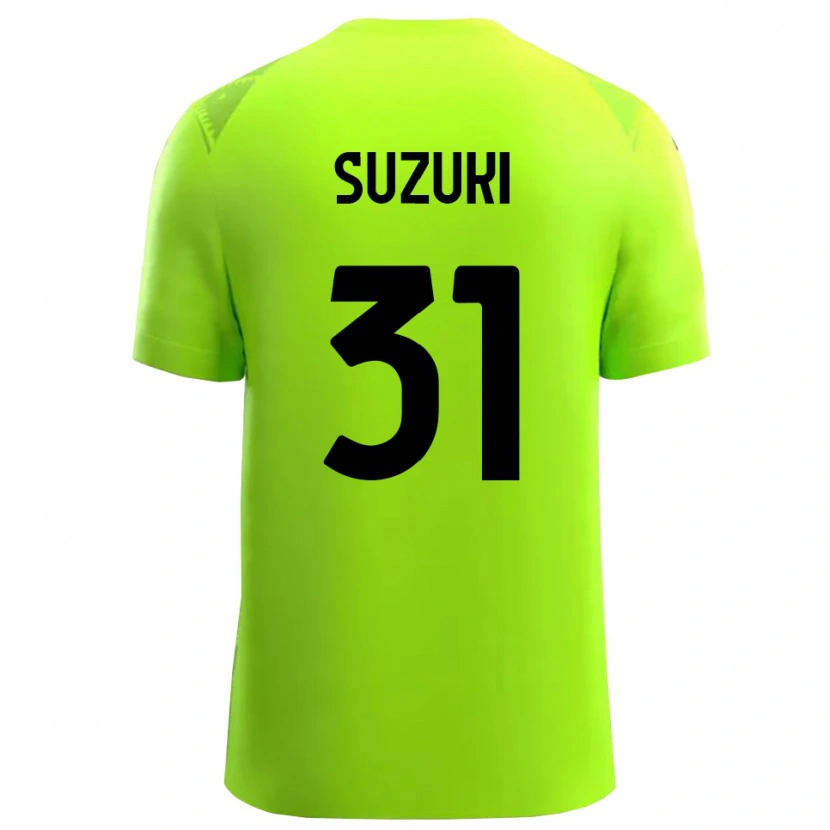 Danxen Kvinnor Zion Suzuki #31 Gräsmatta Grön Svart Målvaktströja 2025/26 T-tröja