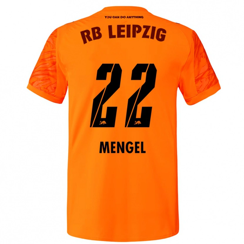Danxen Kvinnor Luca Mengel #22 Orange Röd Målvaktströja 2025/26 T-tröja