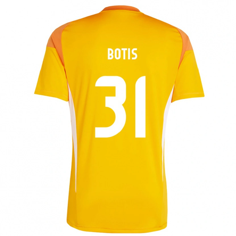 Danxen Kvinnor Nikolaos Botis #31 Orange Vit Målvaktströja 2025/26 T-tröja