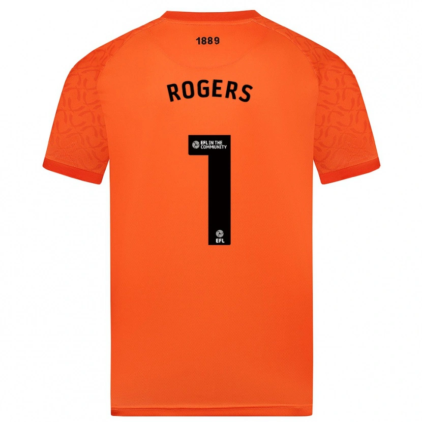 Danxen Kvinnor Sian Rogers #1 Orange Svart Målvaktströja 2025/26 T-tröja