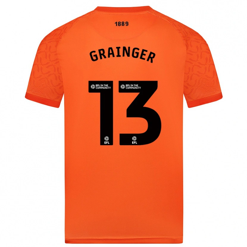 Danxen Kvinnor Benjamin Grainger #13 Orange Svart Målvaktströja 2025/26 T-tröja