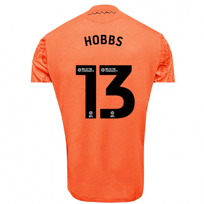 Danxen Kvinnor Charlie Hobbs #13 Orange Svart Målvaktströja 2025/26 T-tröja