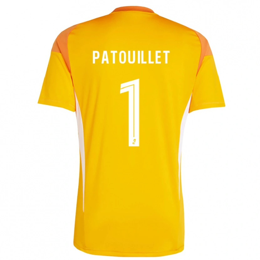 Danxen Kvinnor Mathieu Patouillet #1 Orange Röd Målvaktströja 2025/26 T-tröja