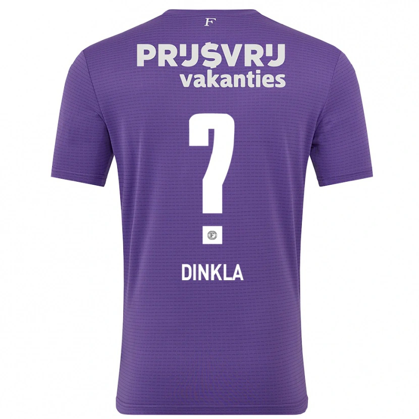 Danxen Kvinnor Claire Dinkla #0 Lila Vit Målvaktströja 2025/26 T-tröja