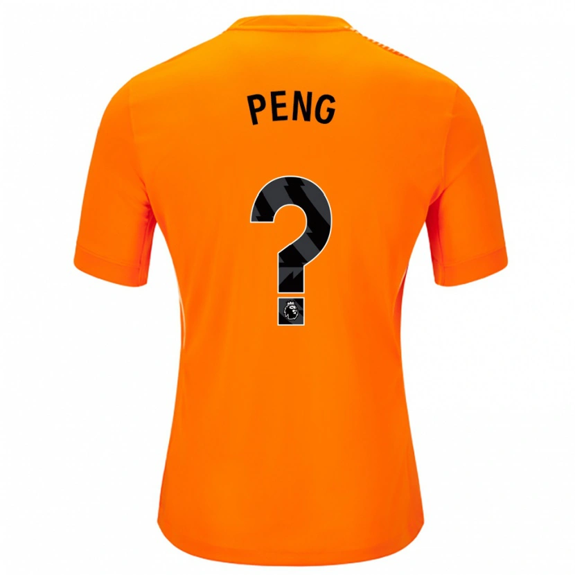 Danxen Kvinnor Livia Peng #0 Orange Svart Målvaktströja 2025/26 T-tröja