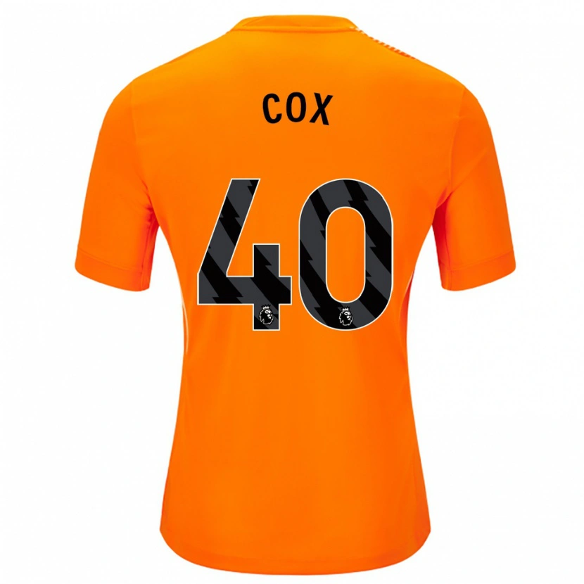 Danxen Kvinnor Katie Cox #40 Orange Svart Målvaktströja 2025/26 T-tröja