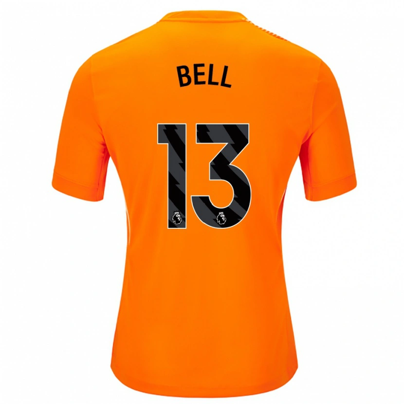 Danxen Kvinnor Toby Bell #13 Orange Svart Målvaktströja 2025/26 T-tröja