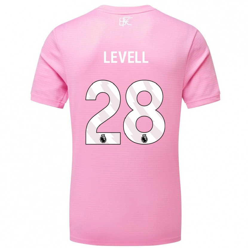 Danxen Kvinnor Kirstie Levell #28 Rosa Vit Målvaktströja 2025/26 T-tröja