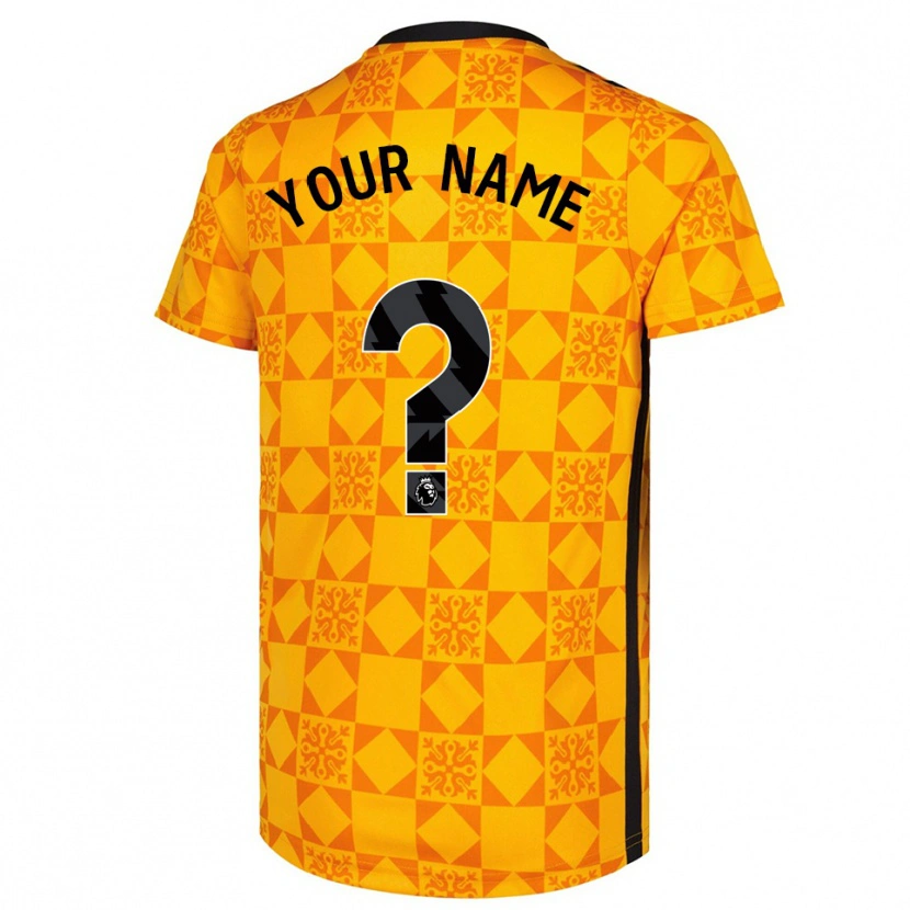 Danxen Kvinnor Sunderland AFC Gul Svart Målvaktströja 2025/26 T-tröja