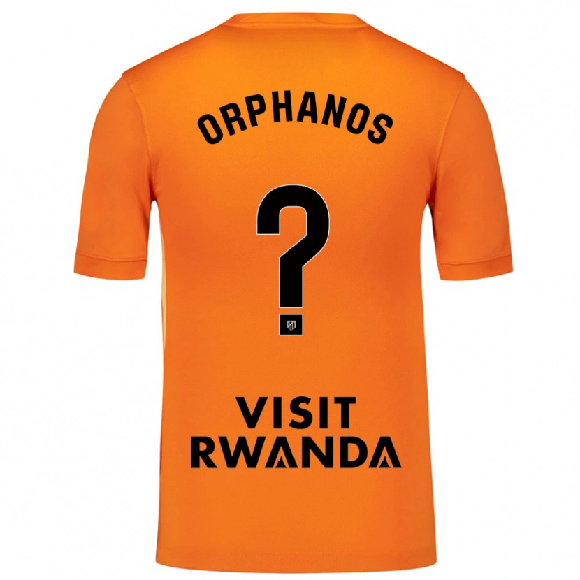 Danxen Kvinnor Stamatis Orphanos #0 Orange Svart Målvaktströja 2025/26 T-tröja
