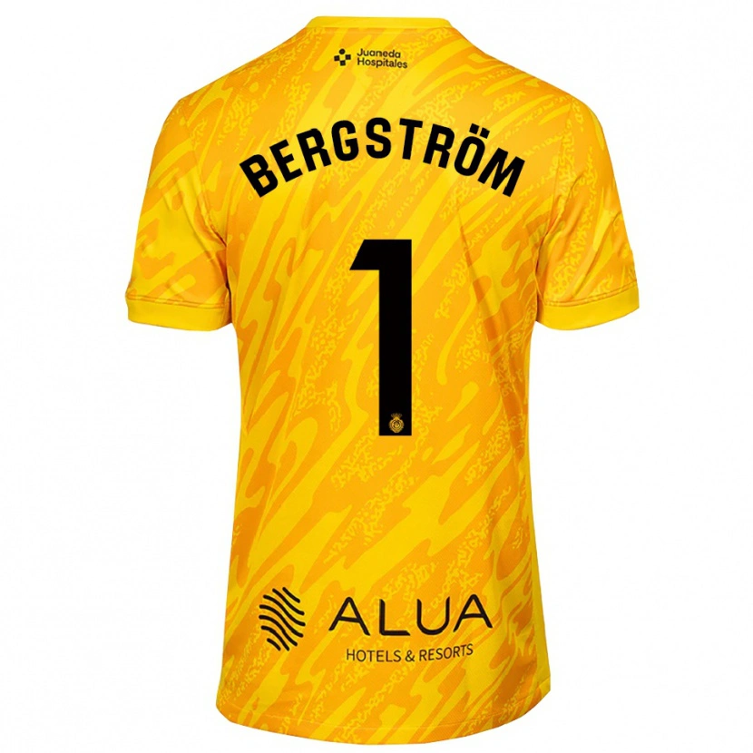 Danxen Kvinnor Lucas Bergström #1 Orange Svart Målvaktströja 2025/26 T-tröja