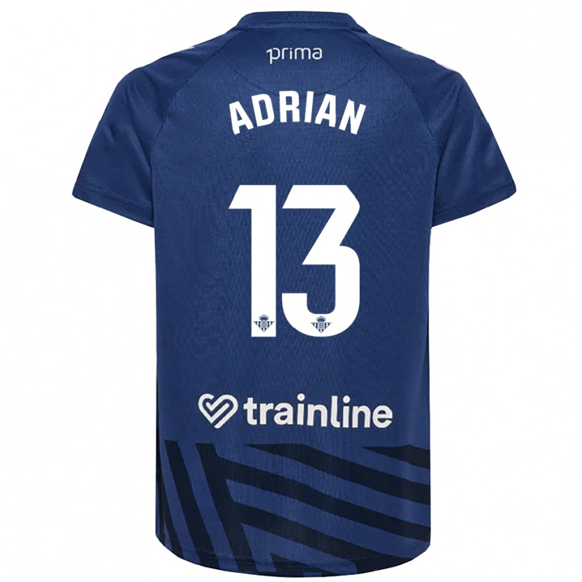 Danxen Kvinnor Adrián #13 Kunglig Blå Vit Målvaktströja 2025/26 T-tröja
