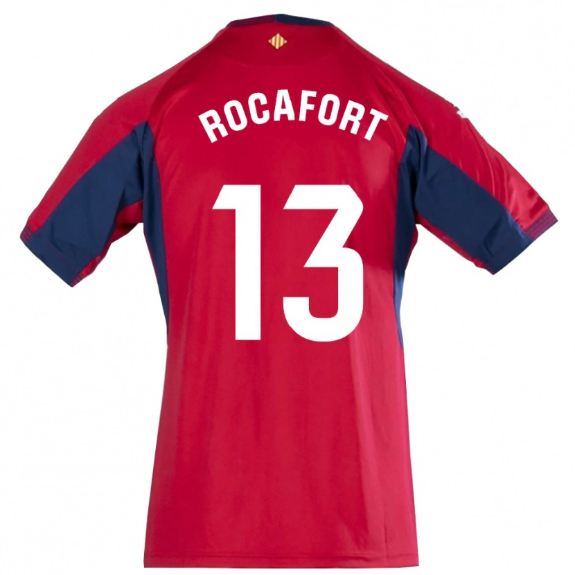 Danxen Kvinnor Rodrigo Rocafort #13 Kunglig Blå Röd Målvaktströja 2025/26 T-tröja