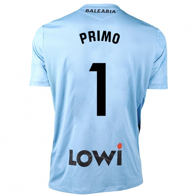 Danxen Kvinnor Álex Primo #1 Ljusblå Svart Målvaktströja 2025/26 T-tröja