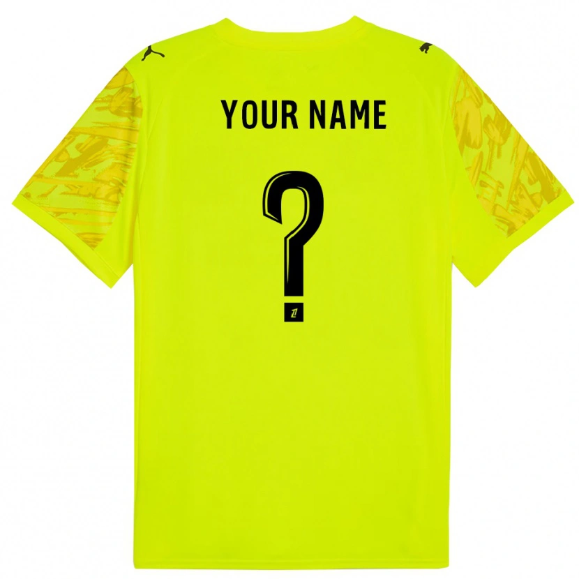 Danxen Kvinnor Stade Rennais FC Fluorescerande Grön Gul Målvaktströja 2025/26 T-tröja