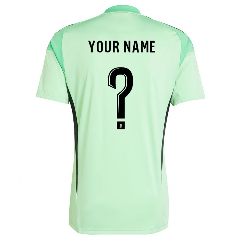 Danxen Kvinnor Paris FC Ljusgrön Svart Målvaktströja 2025/26 T-tröja