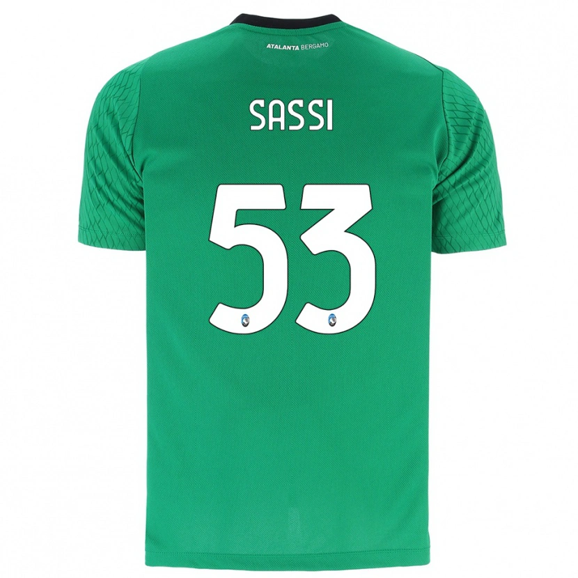 Danxen Kvinnor Jacopo Sassi #53 Smaragdgrön Målvaktströja 2025/26 T-tröja