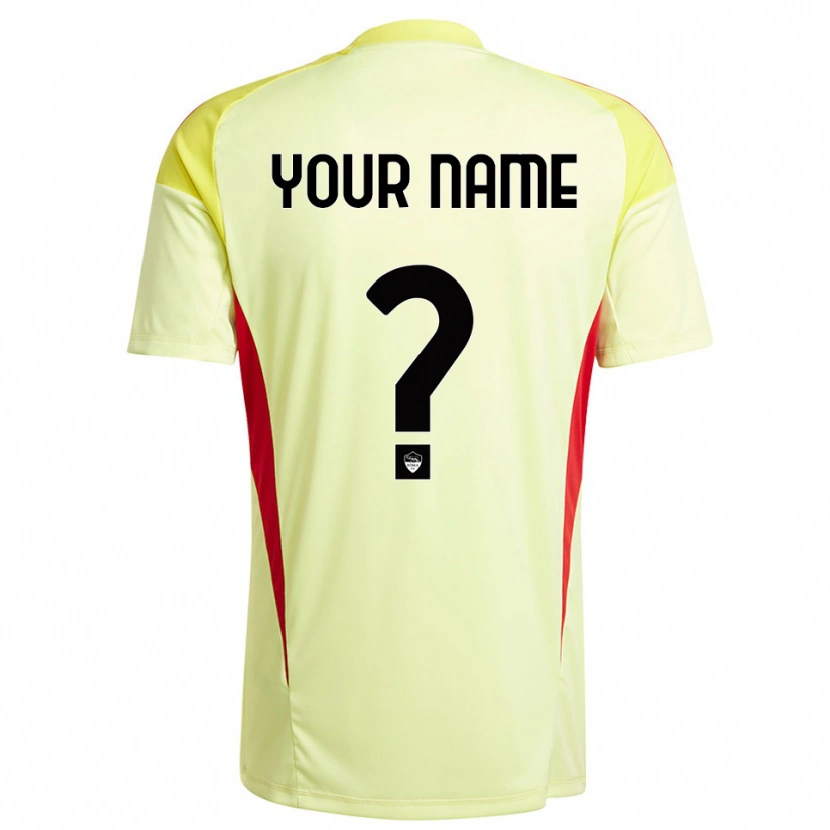 Danxen Kvinnor AS Roma Ljus Gul Orange Målvaktströja 2025/26 T-tröja