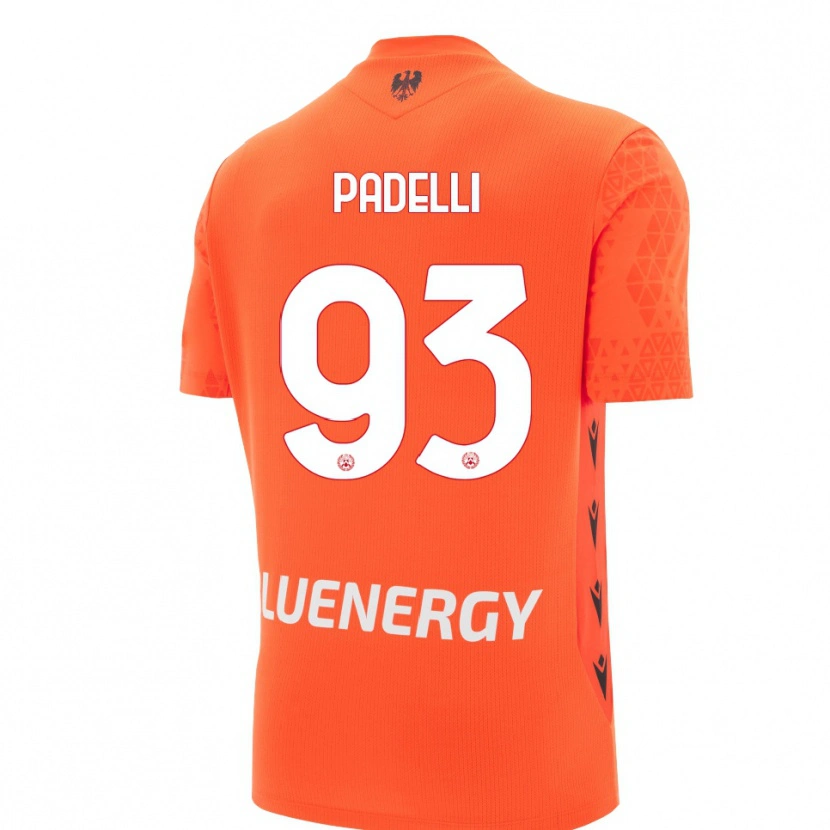 Danxen Kvinnor Daniele Padelli #93 Orange Röd Svart Målvaktströja 2025/26 T-tröja