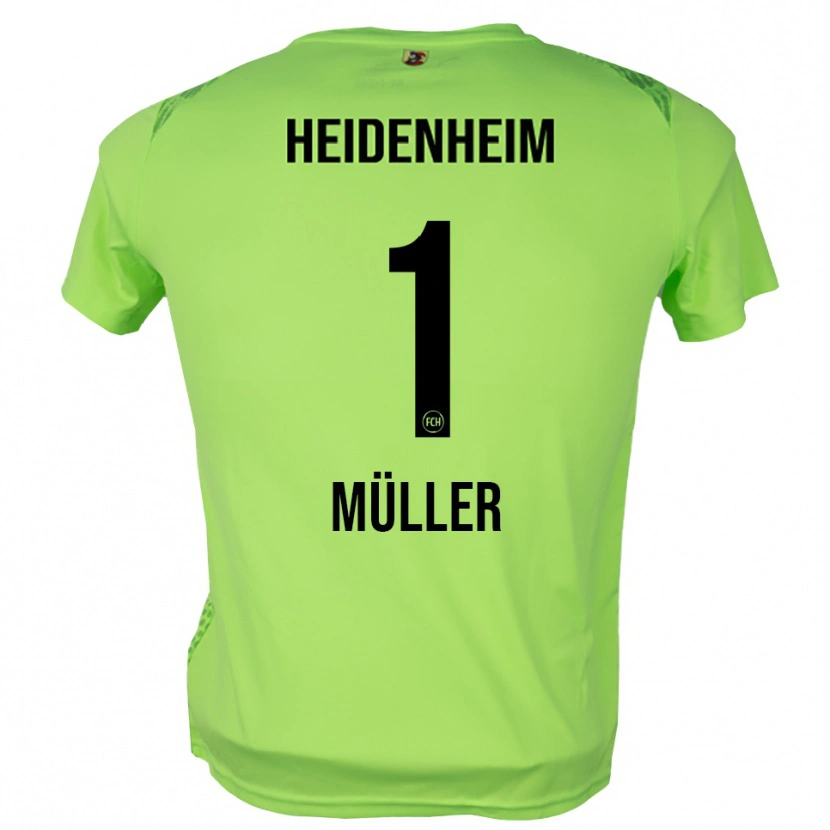 Danxen Kvinnor Kevin Müller #1 Blek Grön Målvaktströja 2025/26 T-tröja