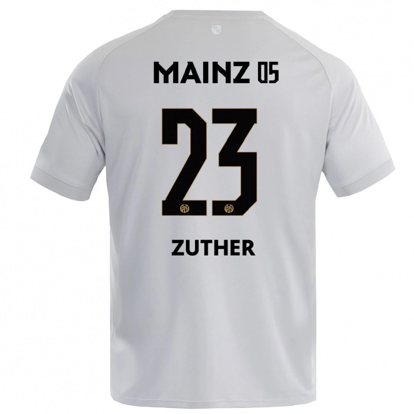 Danxen Kvinnor Pit Zuther #23 Ljus Grå Blå Målvaktströja 2025/26 T-tröja