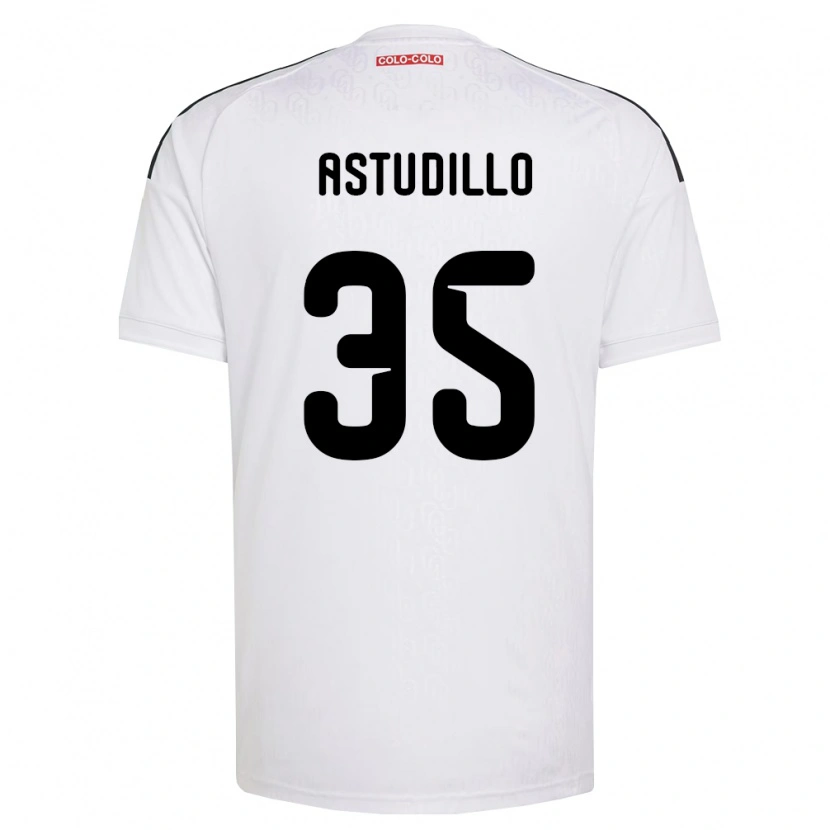 Danxen Barn Jerall Astudillo #35 Vit Svart Hemmatröja Matchtröjor 2026/27 Tröjor T-Tröja