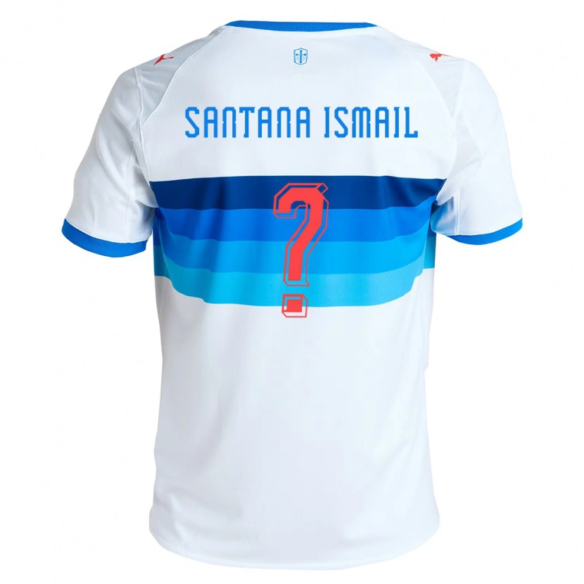 Danxen Barn Benjamin Santana Ismail #0 Vit Himmelsblå Hemmatröja Matchtröjor 2026/27 Tröjor T-Tröja