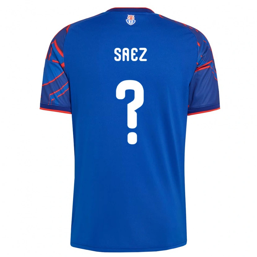 Danxen Barn Ignacio Sáez #0 Kungligt Blå Röd Hemmatröja Matchtröjor 2026/27 Tröjor T-Tröja