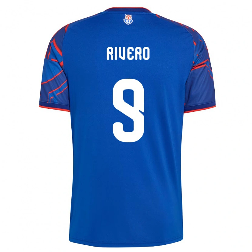 Danxen Barn Octavio Rivero #9 Kungligt Blå Röd Hemmatröja Matchtröjor 2026/27 Tröjor T-Tröja