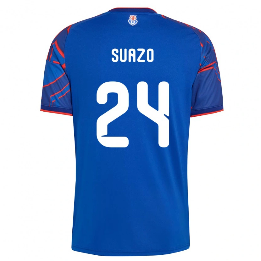 Danxen Barn Arantza Suazo #24 Kungligt Blå Röd Hemmatröja Matchtröjor 2026/27 Tröjor T-Tröja