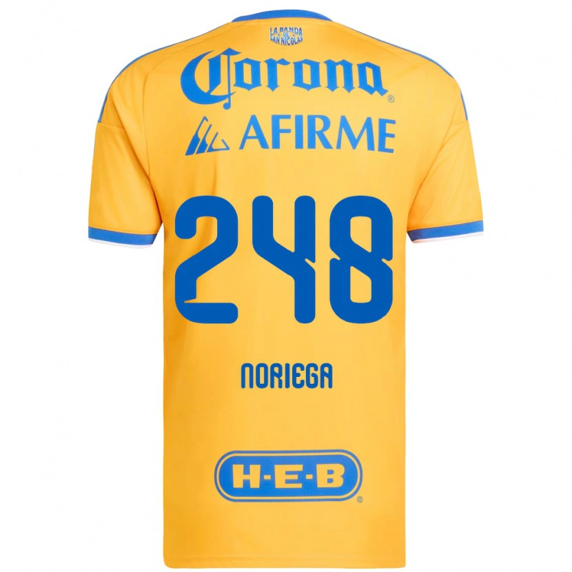 Danxen Barn Jonathan Noriega #248 Gul Blå Hemmatröja Matchtröjor 2026/27 Tröjor T-Tröja