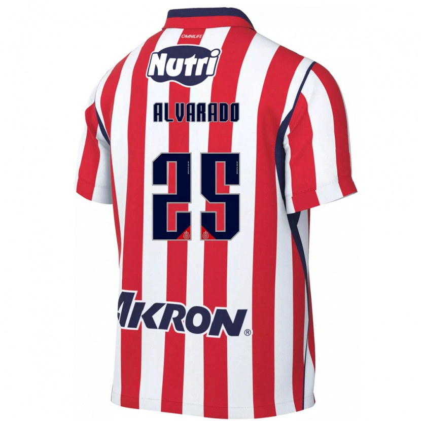 Danxen Barn Roberto Alvarado #25 Röd Vit Hemmatröja Matchtröjor 2026/27 Tröjor T-Tröja