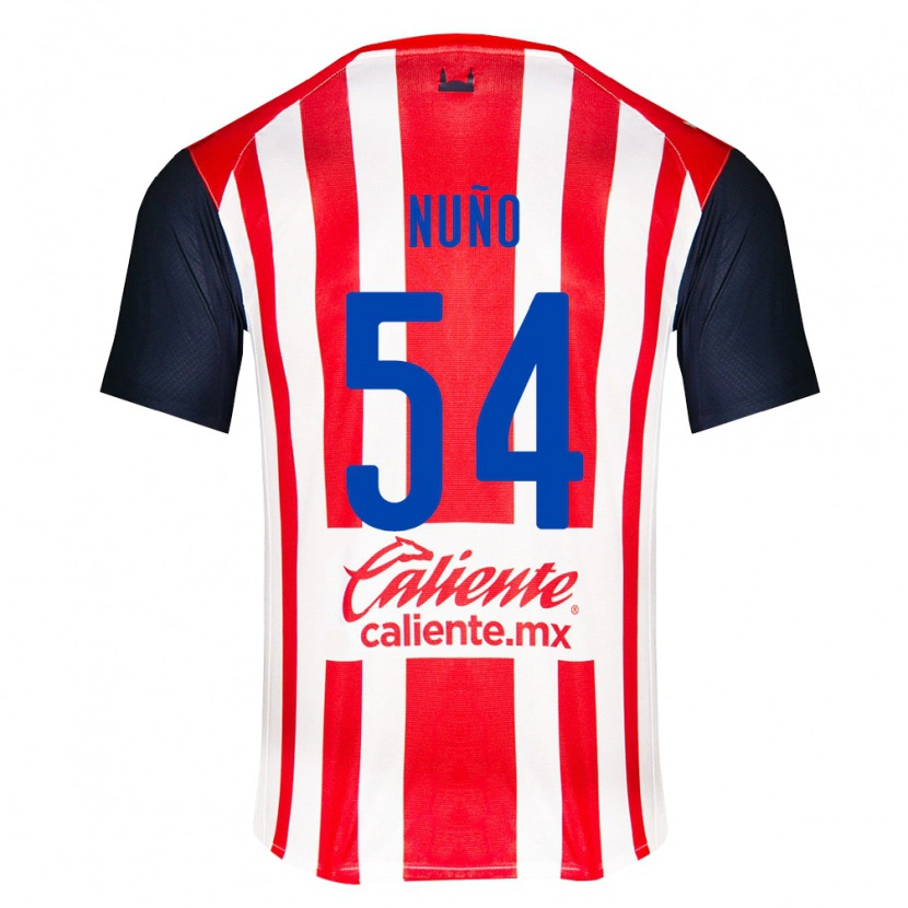 Danxen Barn Raúl Nuño #54 Röd Svart Vit Hemmatröja Matchtröjor 2026/27 Tröjor T-Tröja
