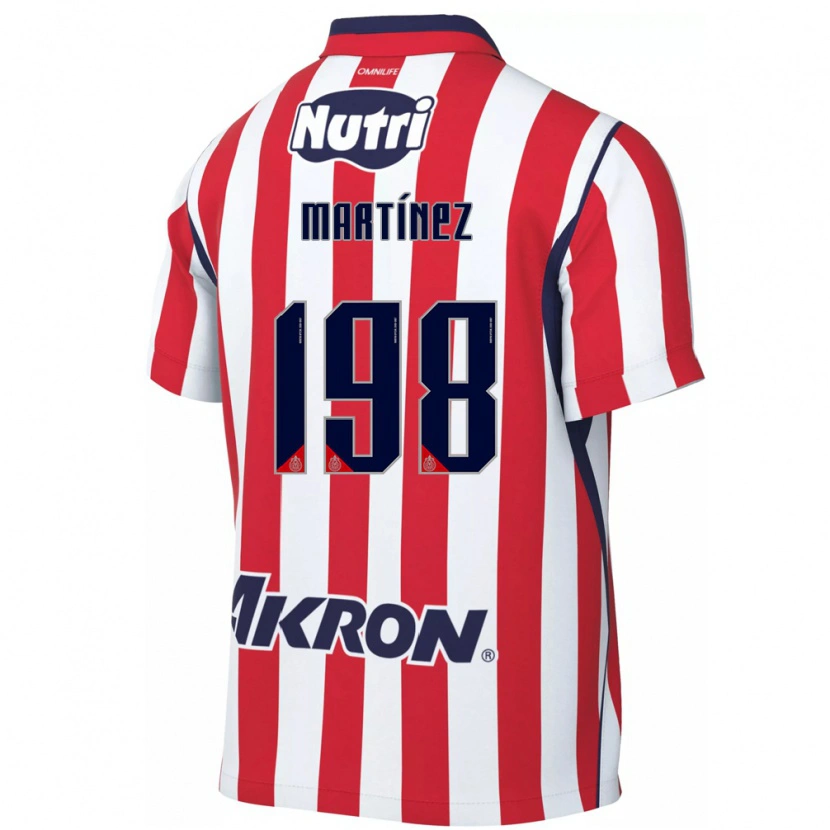 Danxen Barn Andrew Martínez #198 Röd Vit Hemmatröja Matchtröjor 2026/27 Tröjor T-Tröja