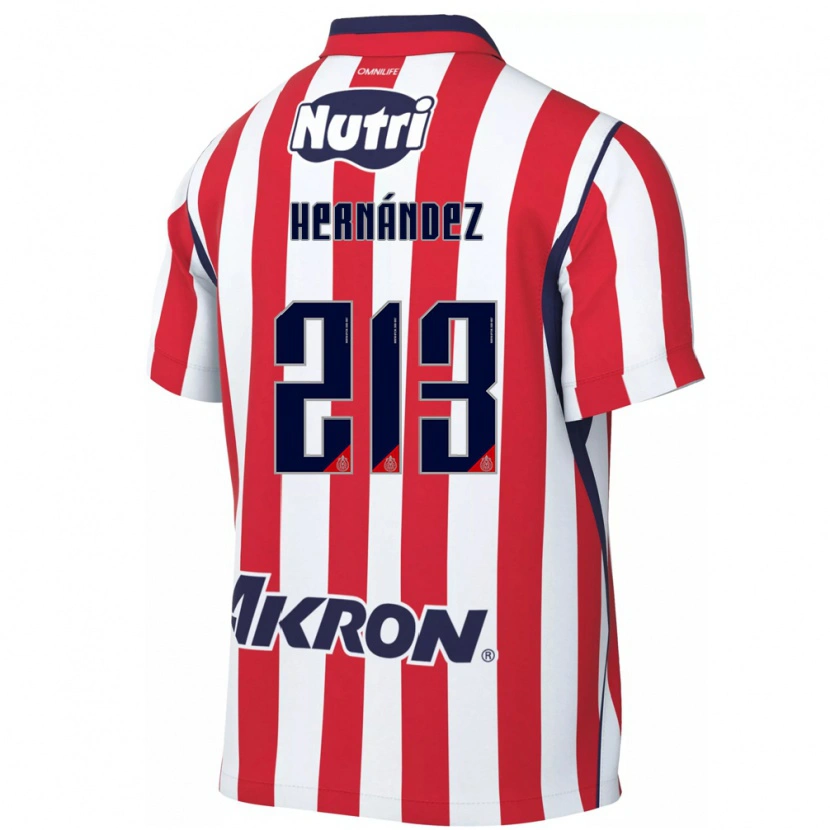 Danxen Barn Zinédine Hernández #213 Röd Vit Hemmatröja Matchtröjor 2026/27 Tröjor T-Tröja
