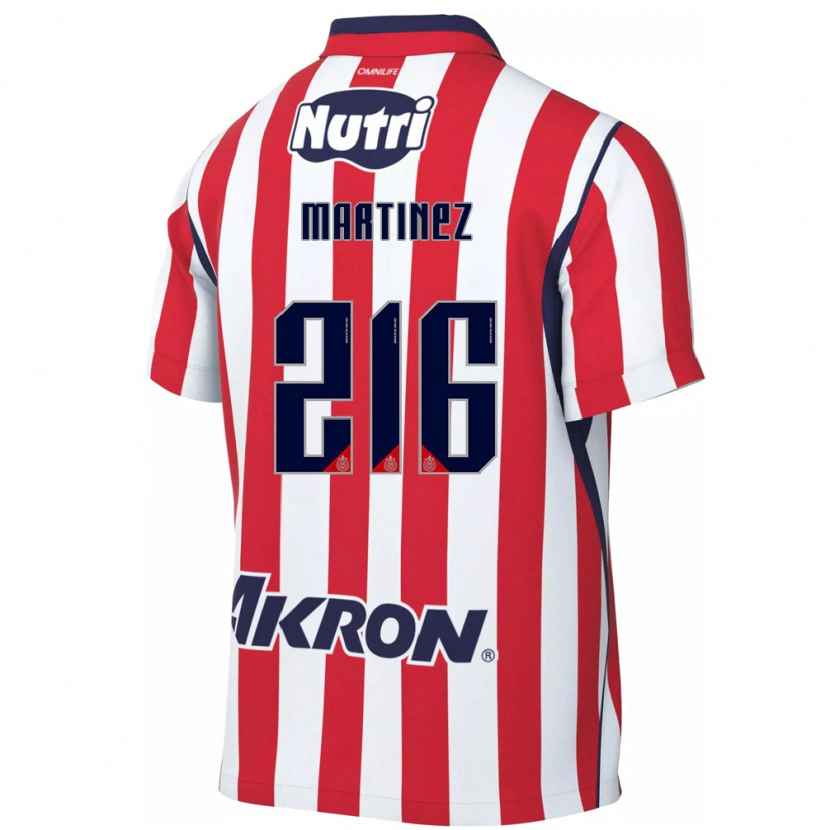 Danxen Barn Isaac Martínez #216 Röd Vit Hemmatröja Matchtröjor 2026/27 Tröjor T-Tröja