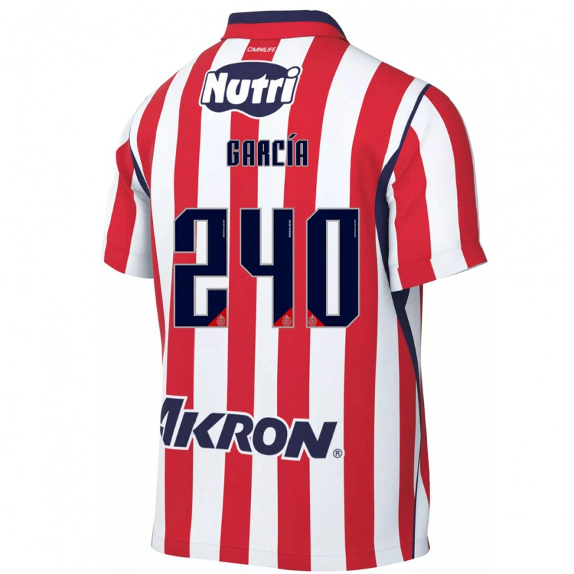 Danxen Barn Víctor García #240 Röd Vit Hemmatröja Matchtröjor 2026/27 Tröjor T-Tröja