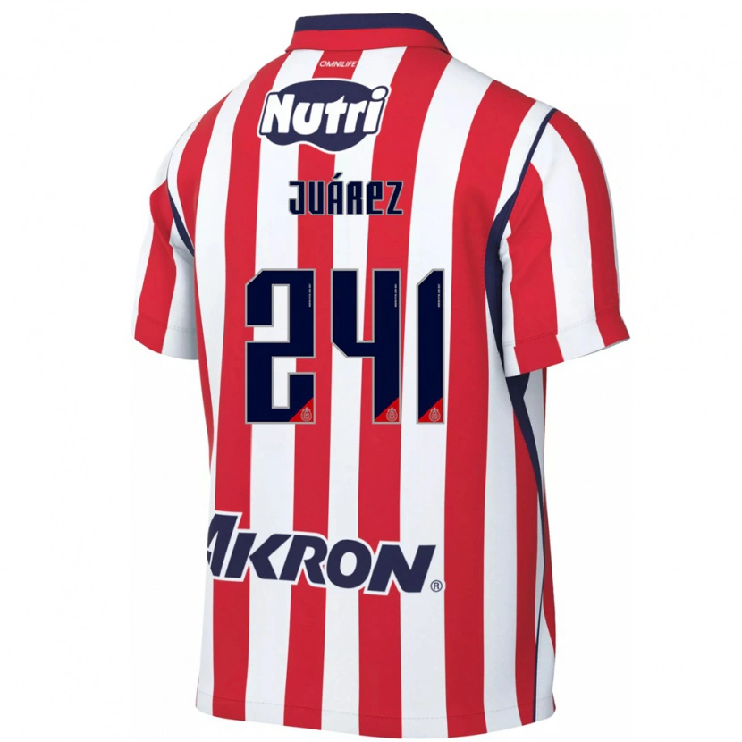 Danxen Barn Hugo Juárez #241 Röd Vit Hemmatröja Matchtröjor 2026/27 Tröjor T-Tröja