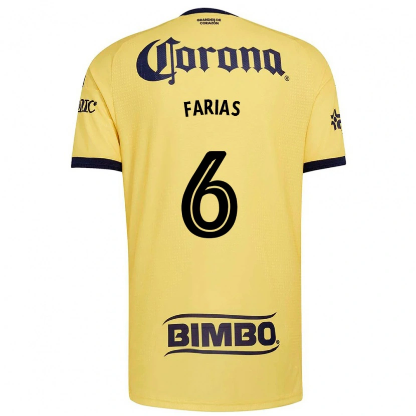 Danxen Barn Janelly Farias #6 Gul Röd Svart Hemmatröja Matchtröjor 2026/27 Tröjor T-Tröja