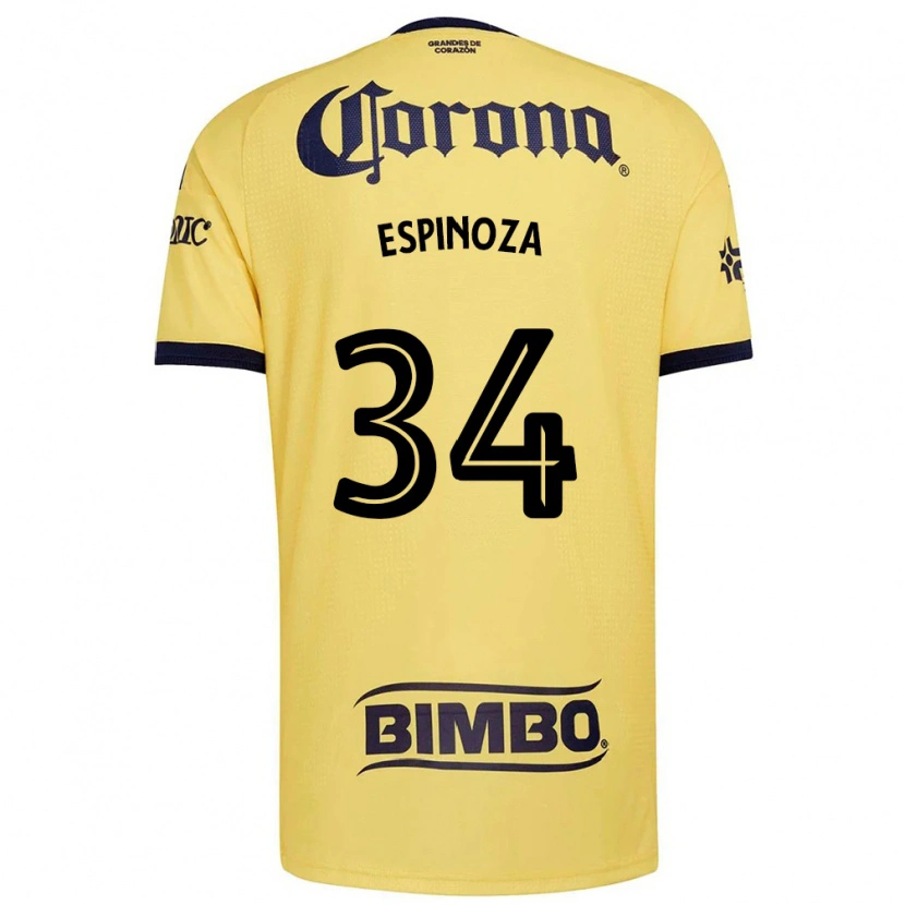 Danxen Barn Dagoberto Espinoza #34 Gul Röd Svart Hemmatröja Matchtröjor 2026/27 Tröjor T-Tröja