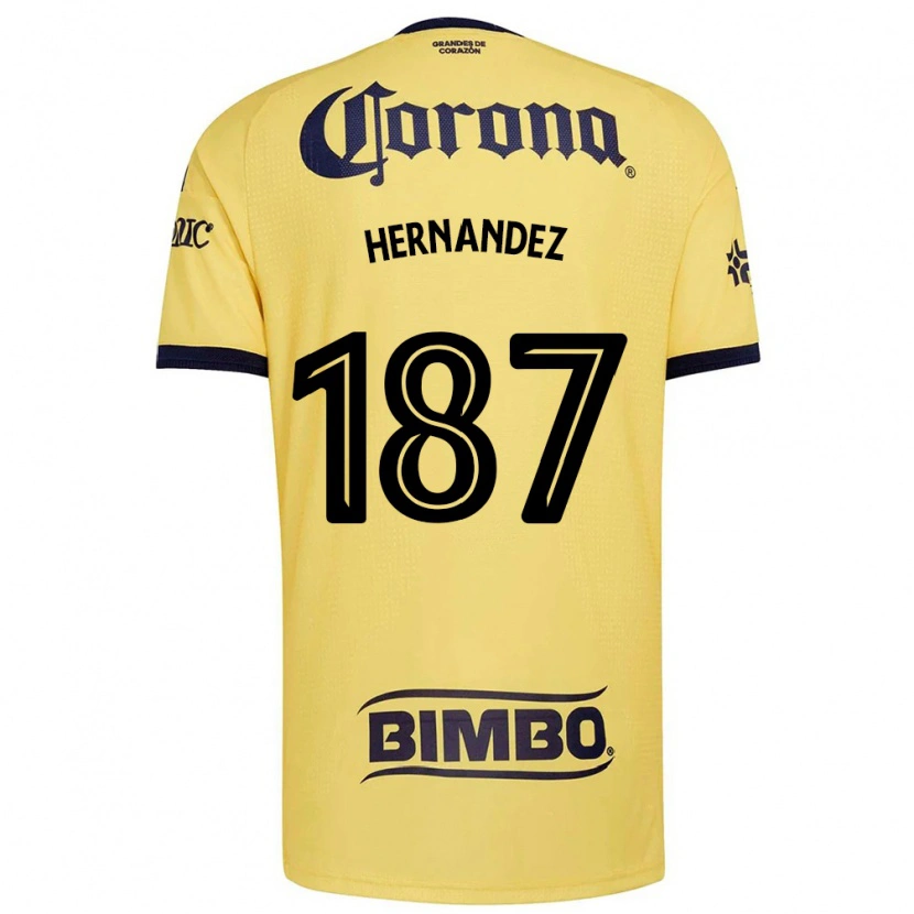 Danxen Barn Miguel Hernández #187 Gul Röd Svart Hemmatröja Matchtröjor 2026/27 Tröjor T-Tröja