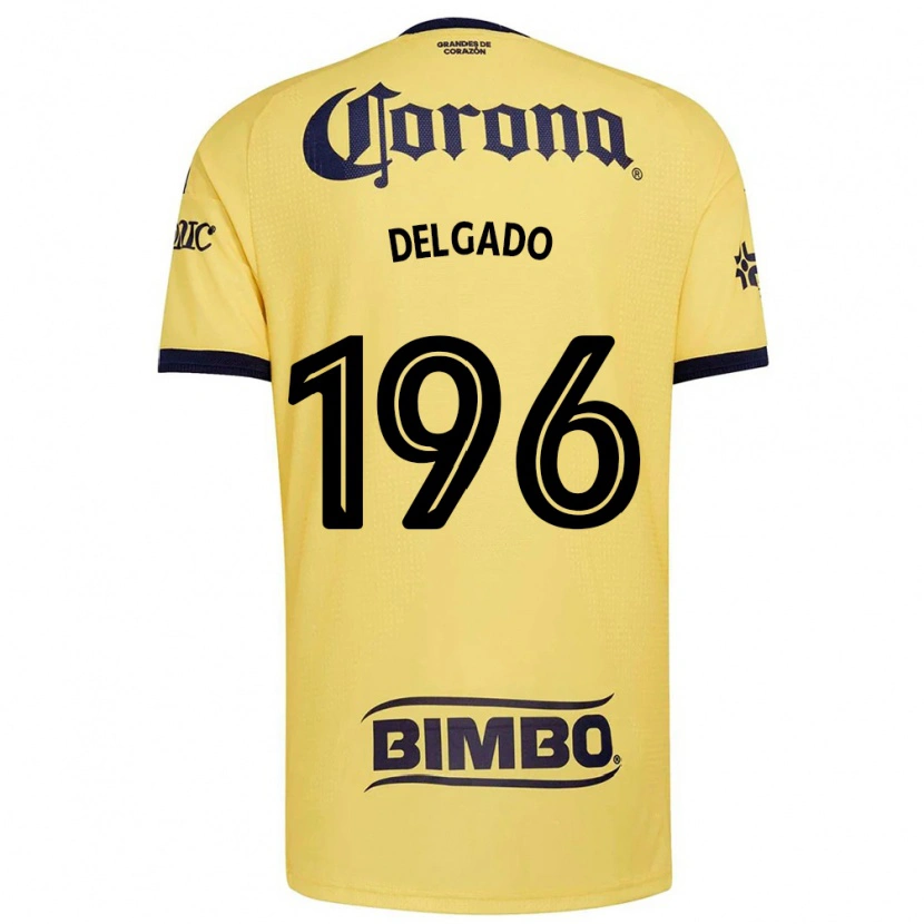 Danxen Barn Gael Delgado #196 Gul Röd Svart Hemmatröja Matchtröjor 2026/27 Tröjor T-Tröja